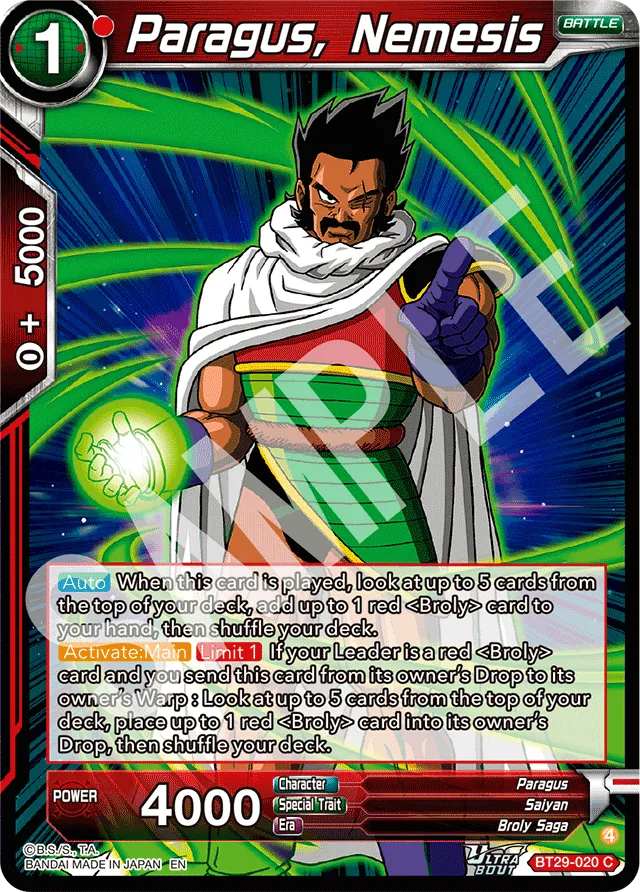 PARAGUS, NEMESIS