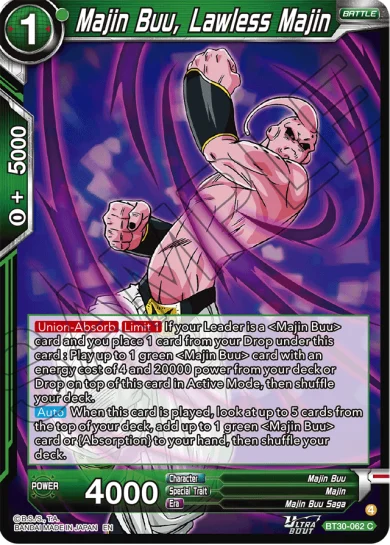 MAJIN BUU, LAWLESS MAJIN