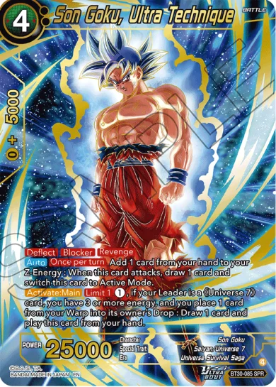SON GOKU, ULTRA TECHNIQUE