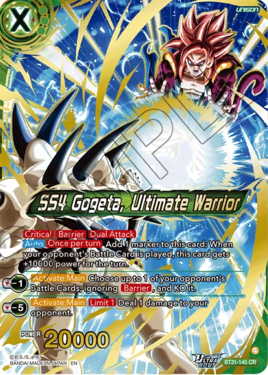 SS4 GOGETA, ULTIMATE WARRIOR