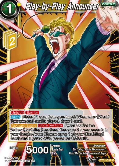 PLAY-BY-PLAY ANNOUNCER