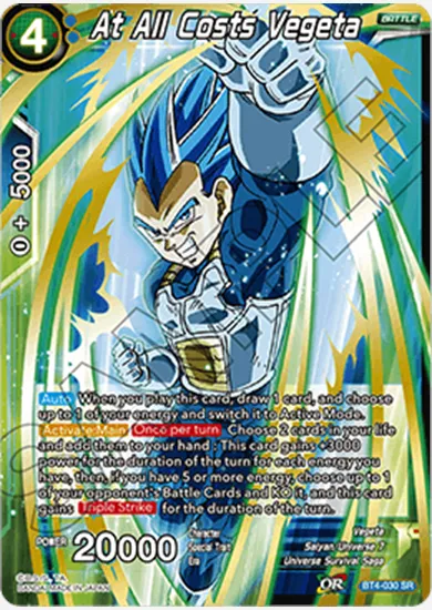 AT ALL COSTS VEGETA