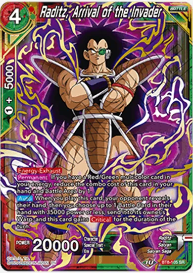 RADITZ, ARRIVAL OF THE INVADER