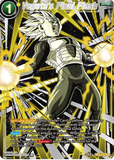 VEGETA'S FINAL FLASH