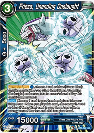 FRIEZA, UNENDING ONSLAUGHT