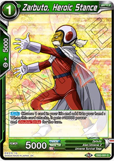 ZARBUTO, HEROIC STANCE