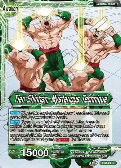 TIEN SHINHAN, MYSTERIOUS TECHNIQUE