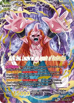 MAJIN BUU, LEADER OF THE AGENTS OF DESTRUCTION