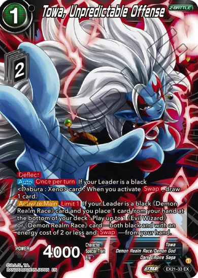 TOWA, UNPREDICTABLE OFFENSE