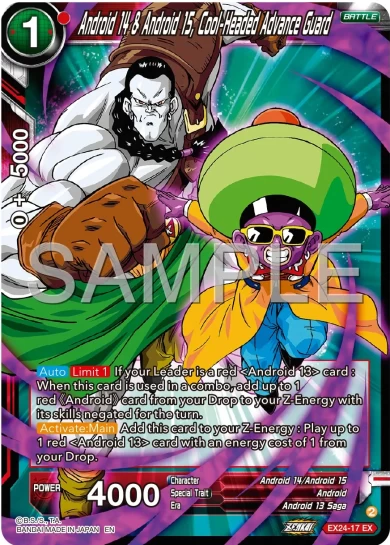 ANDROID 14 & ANDROID 15, COOL-HEADED ADVANCE GUARD