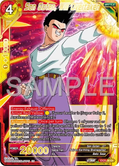 SON GOTEN, WILL OVERTAKEN