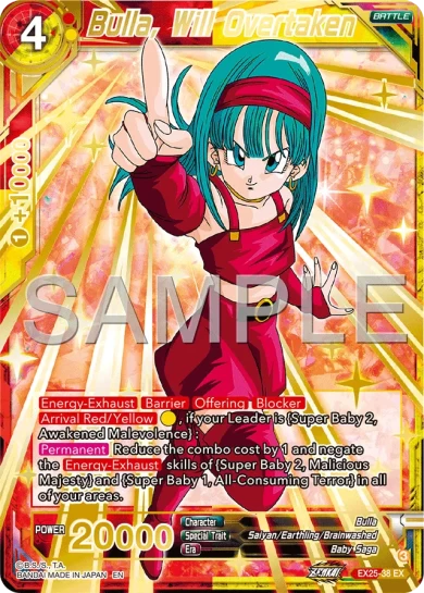 BULLA, WILL OVERTAKEN