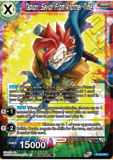 TAPION, SAVIOR FROM ANOTHER TIME