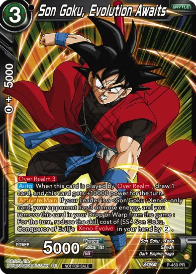 SON GOKU, EVOLUTION AWAITS