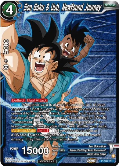 SON GOKU & UUB, NEWFOUND JOURNEY