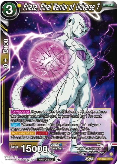 FRIEZA, FINAL WARRIOR OF UNIVERSE 7