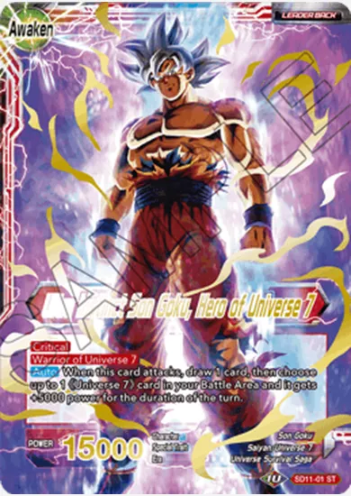 ULTRA INSTINCT SON GOKU, HERO OF UNIVERSE 7