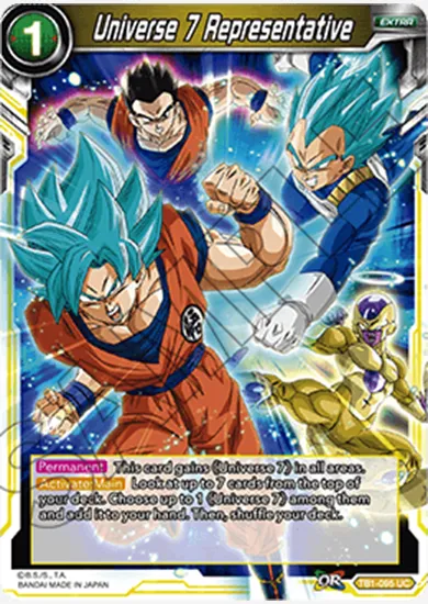 UNIVERSE 7 REPRESENTATIVE