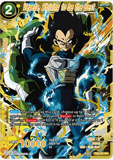 VEGETA, STRIVING TO BE THE BEST