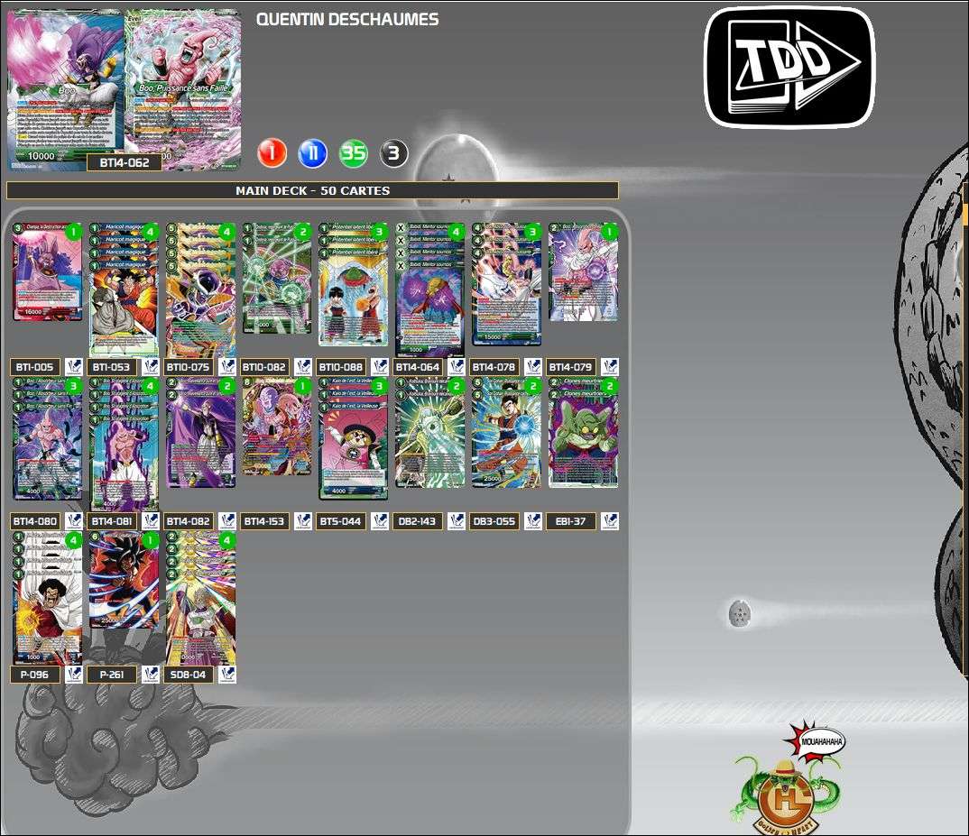 Decklist de Quentin Deschaumes