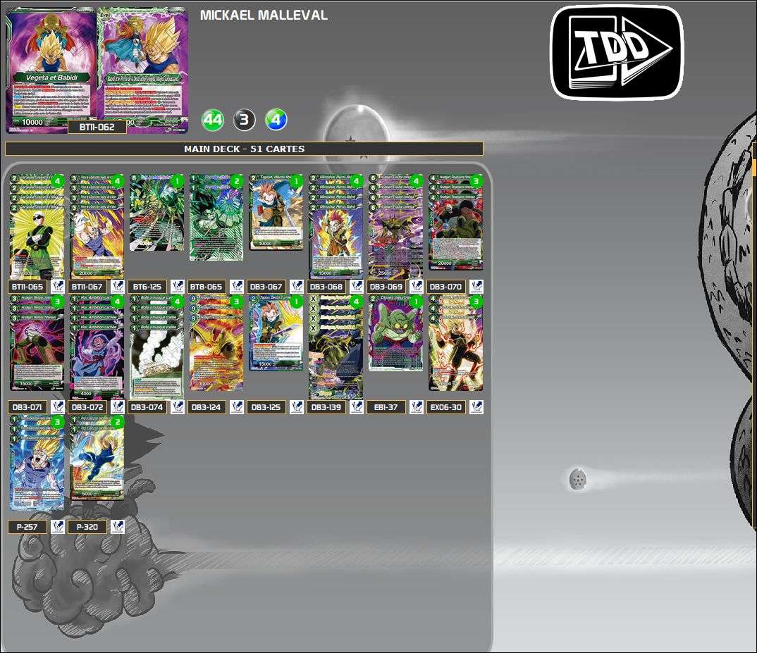 Decklist de Mickael Malleval
