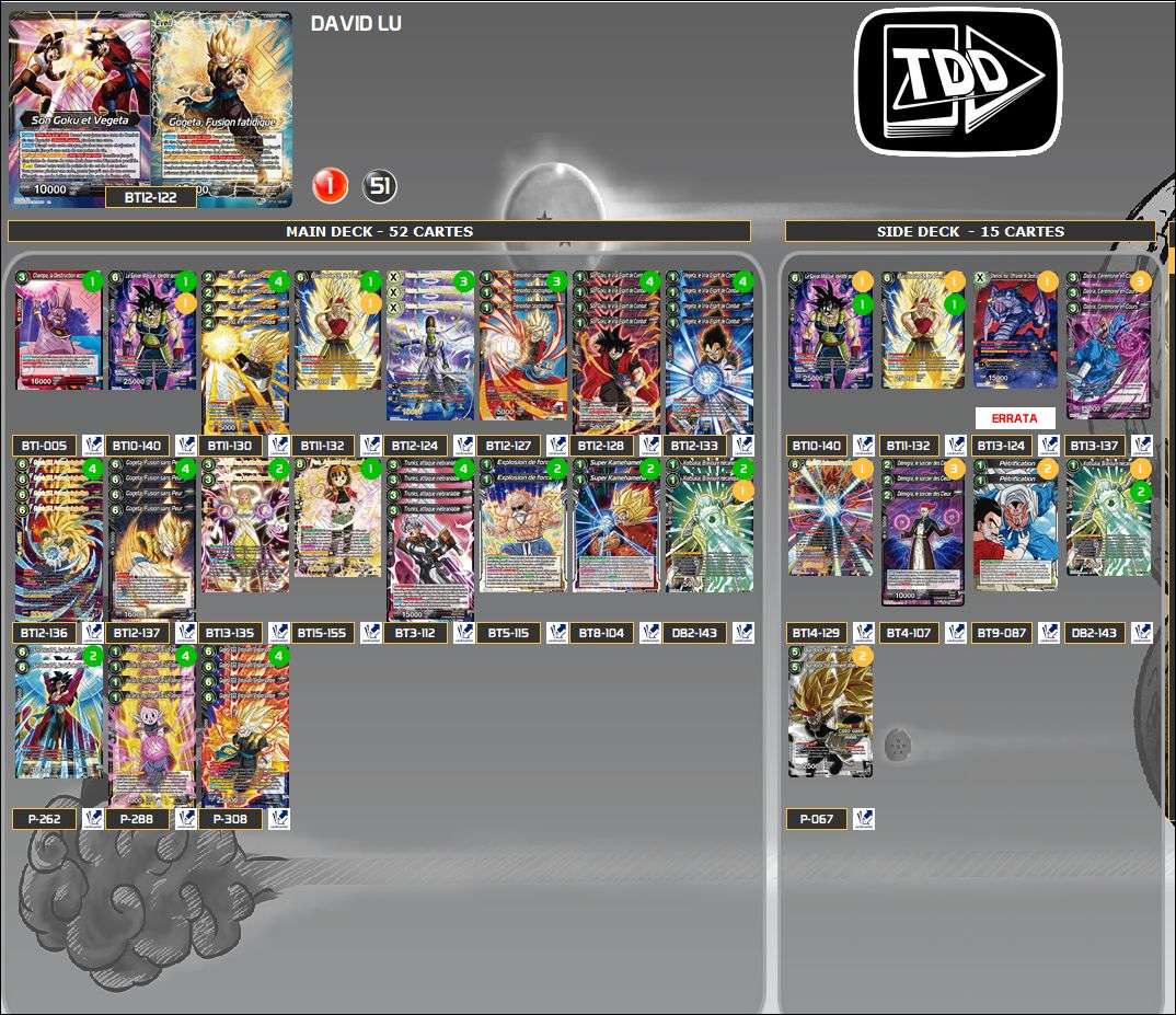 Decklist image · David Lu