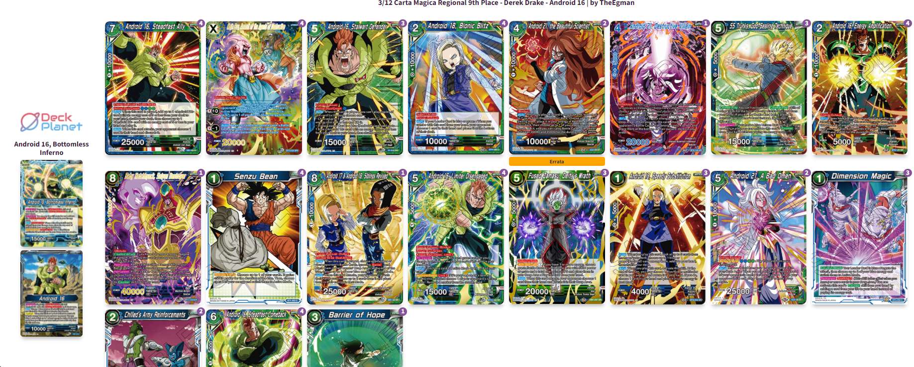 Decklist image · Derek Drake
