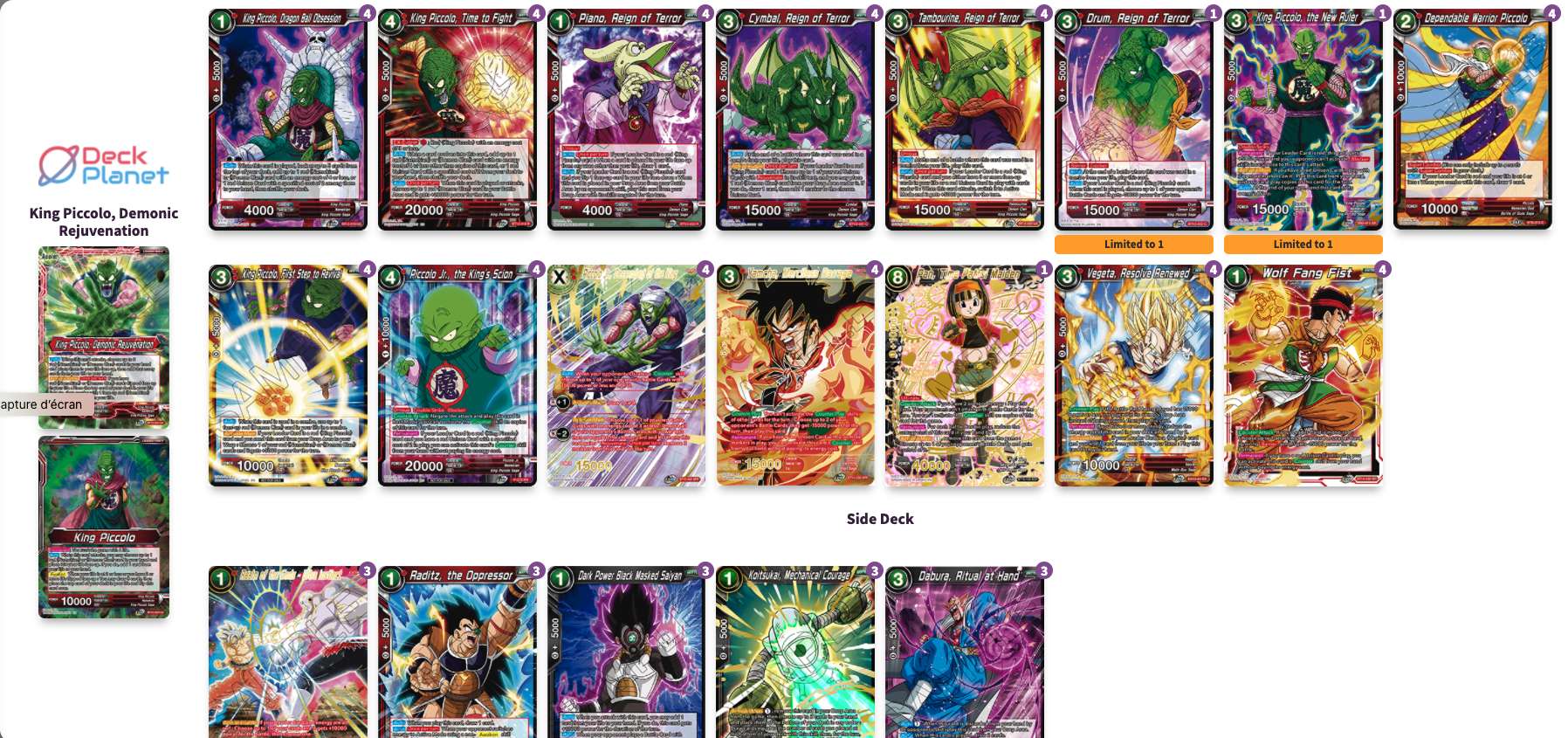 Decklist de Eddie St Hilaire