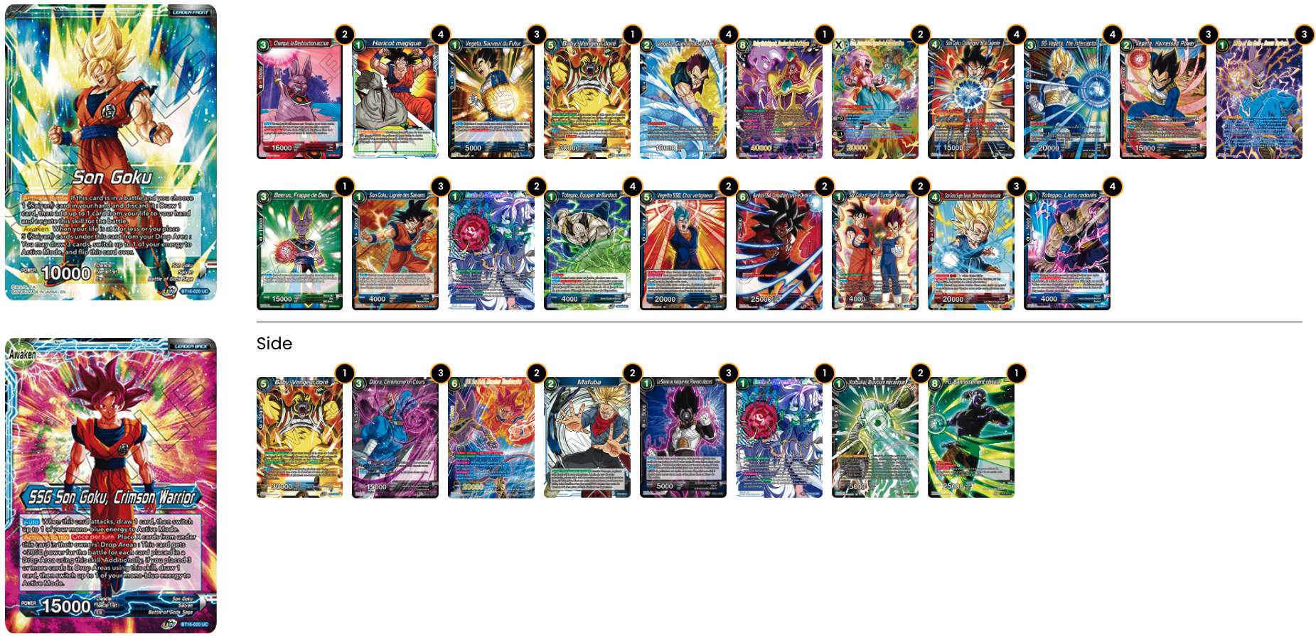 Decklist de Quentin Deschaumes
