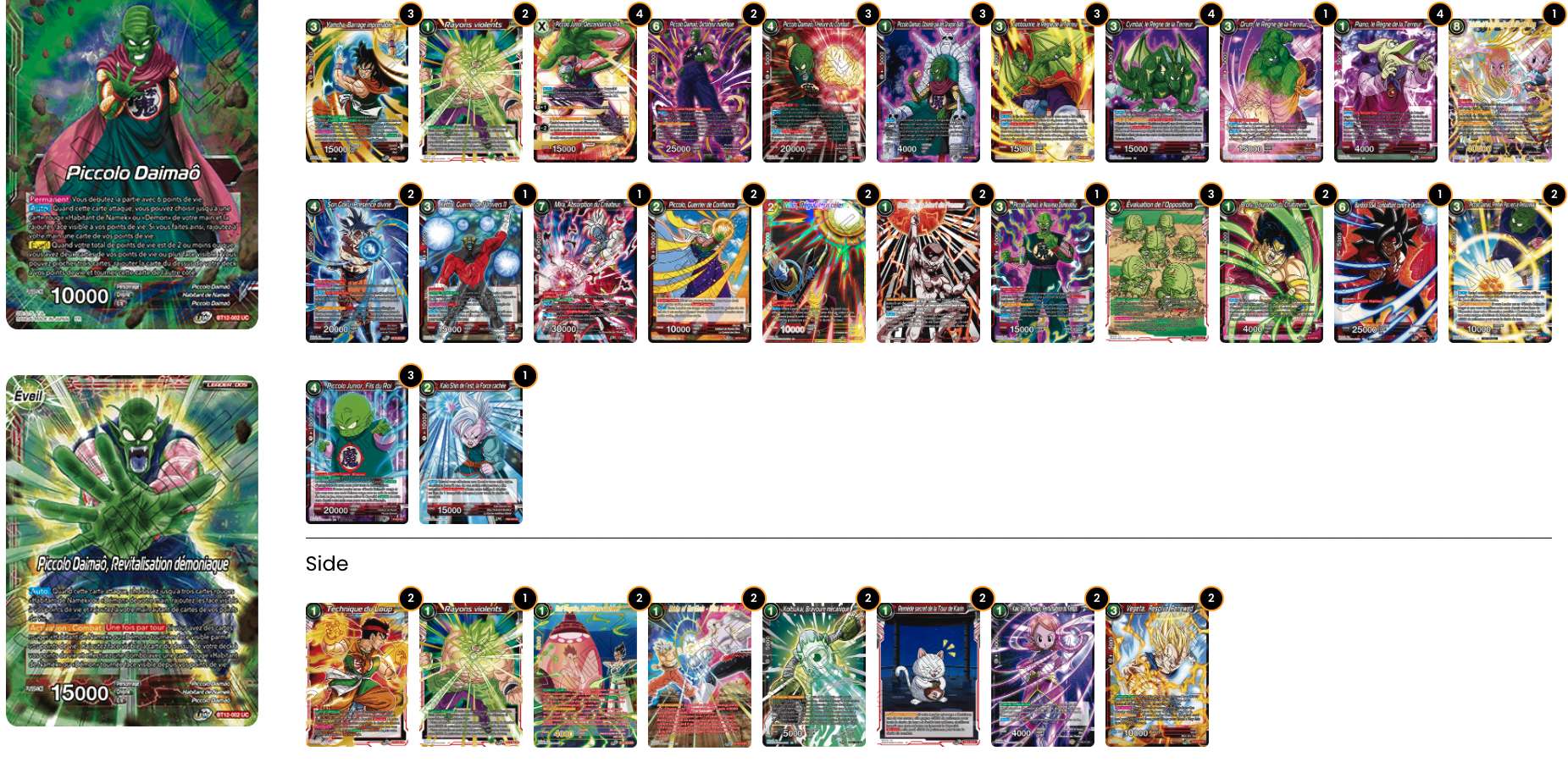 Decklist de Léo Maubant