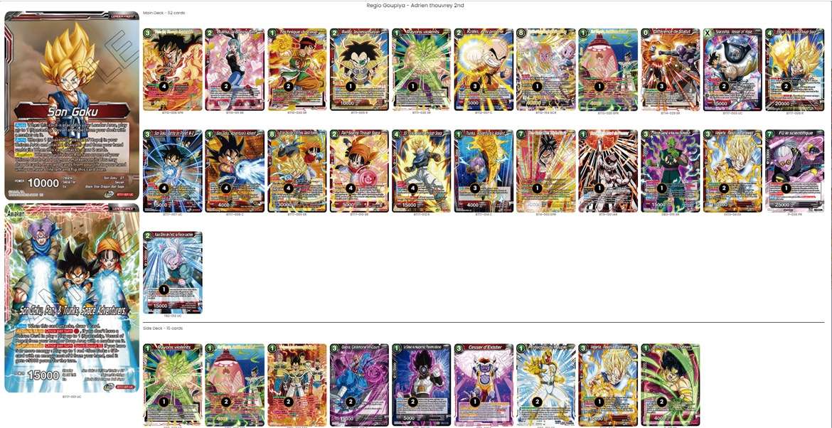 Decklist de Adrien Thouvrey