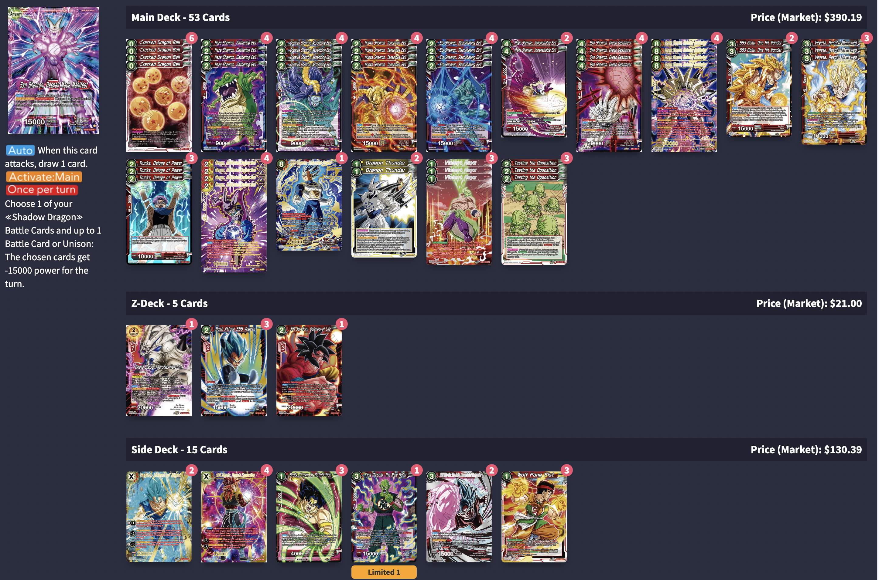 Decklist image · Giovanni Castaman