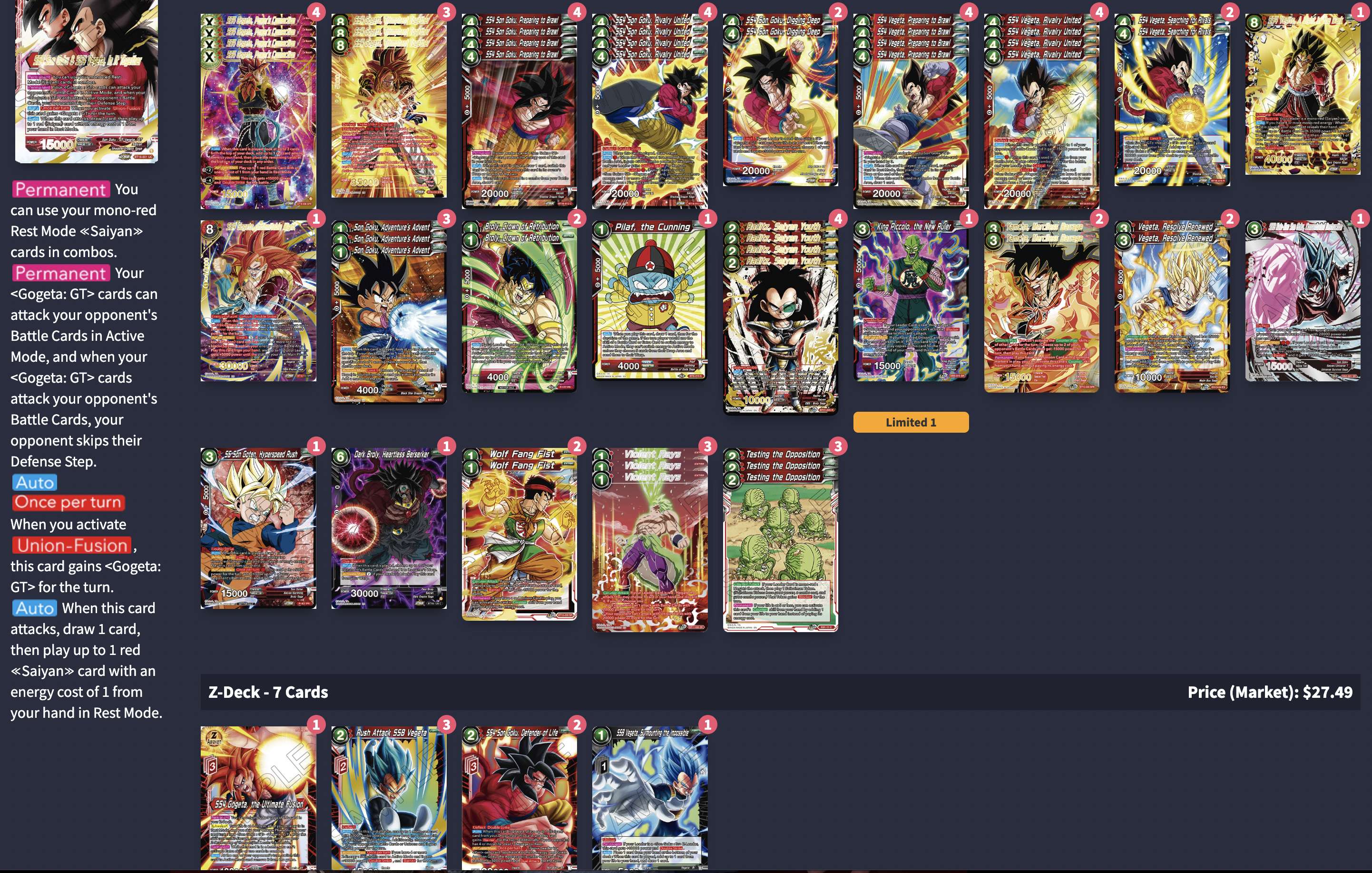 Decklist de ?
