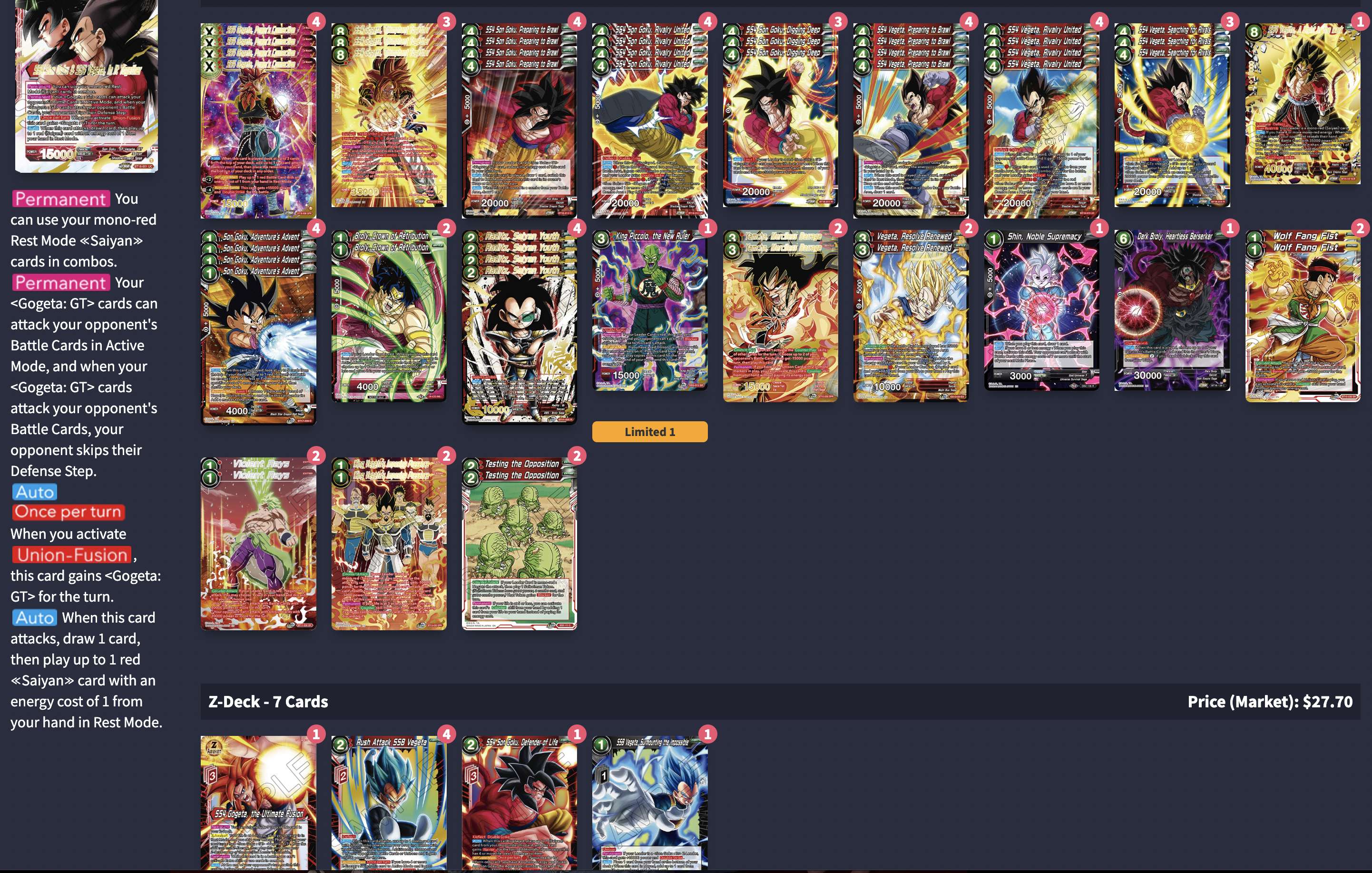 Decklist de ?