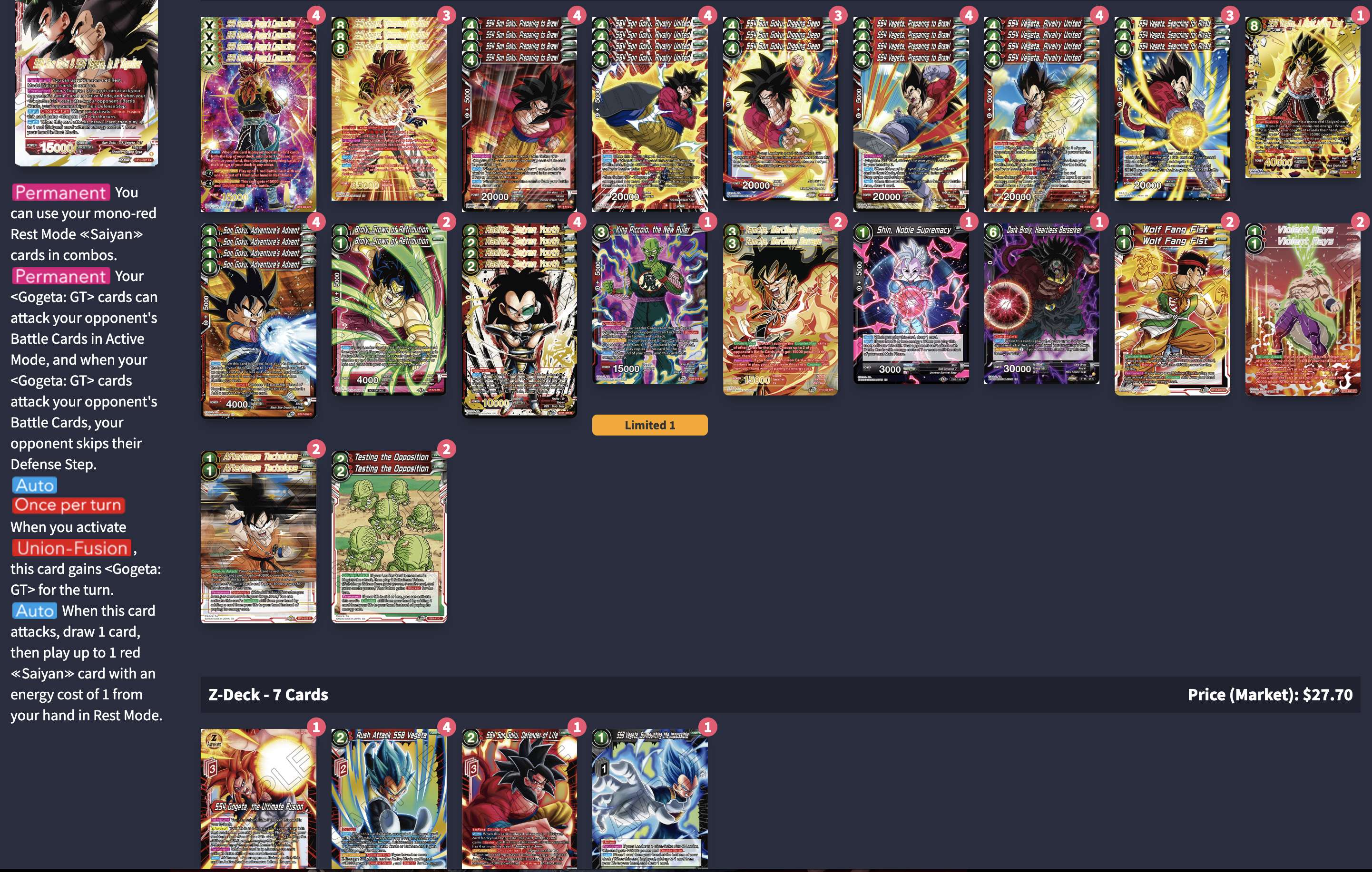 Decklist de ?
