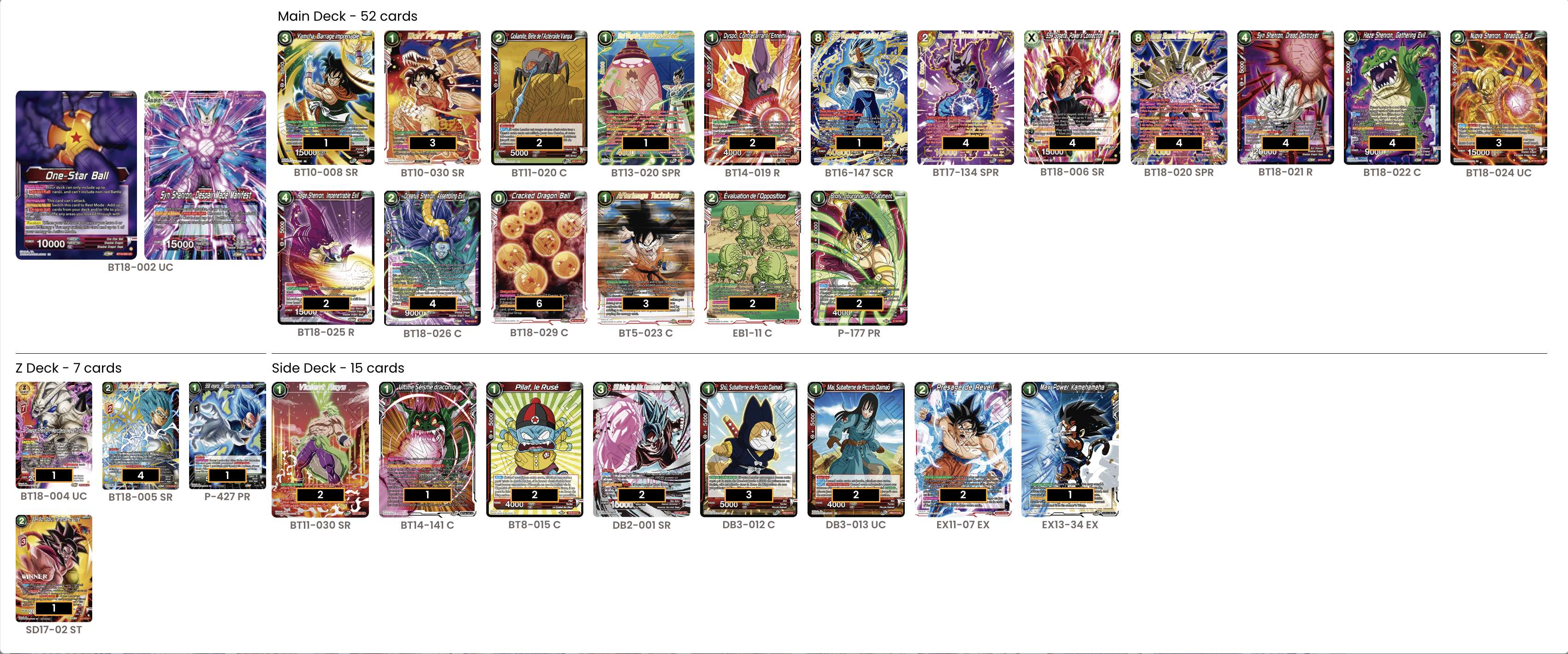 Decklist image · Jérémy Rossignol