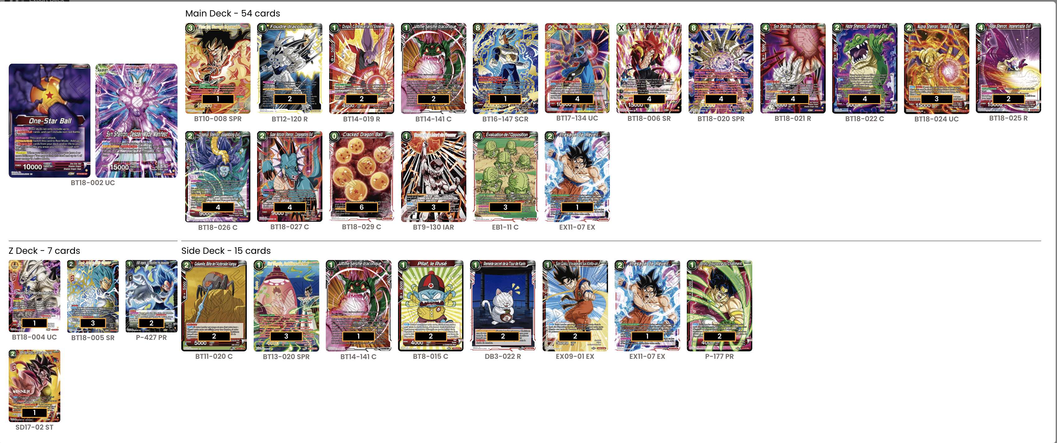 Decklist image · Sébastien Brulon