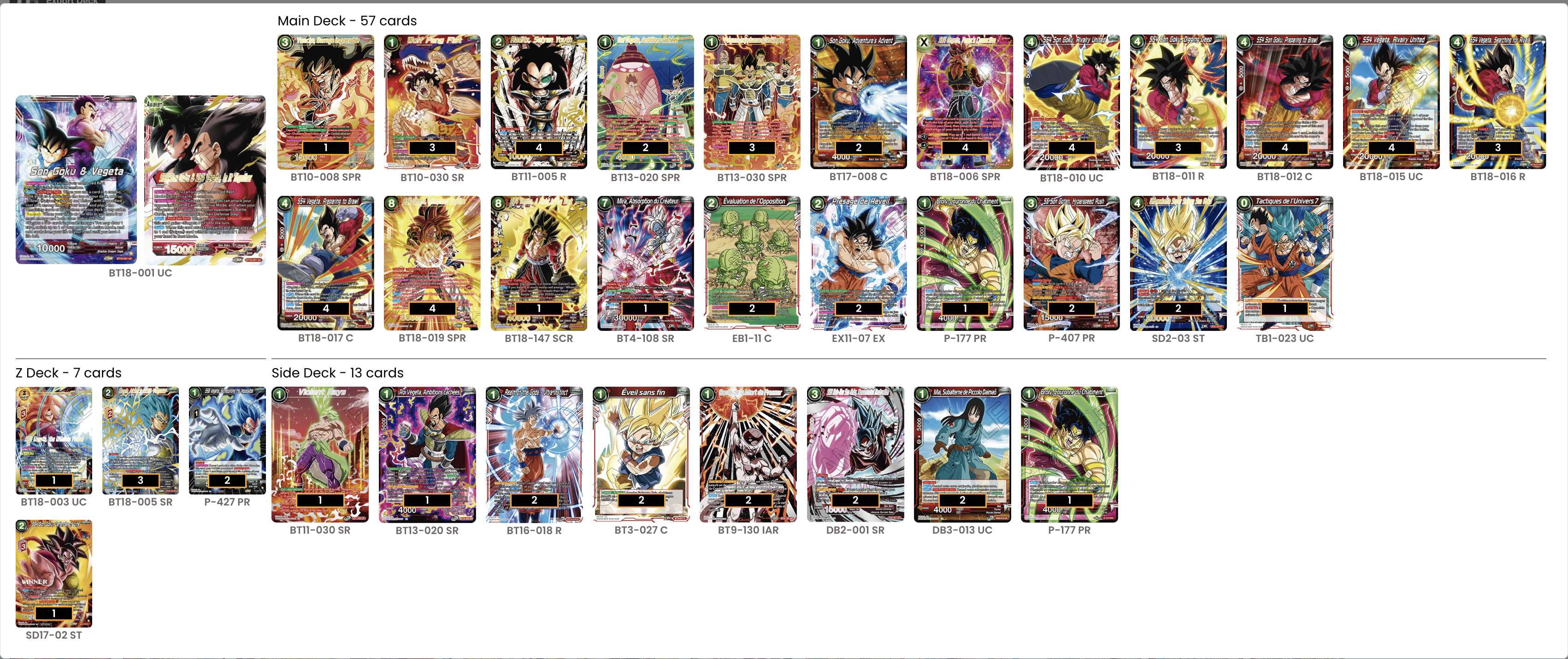 Decklist image · Jordaen Garnier