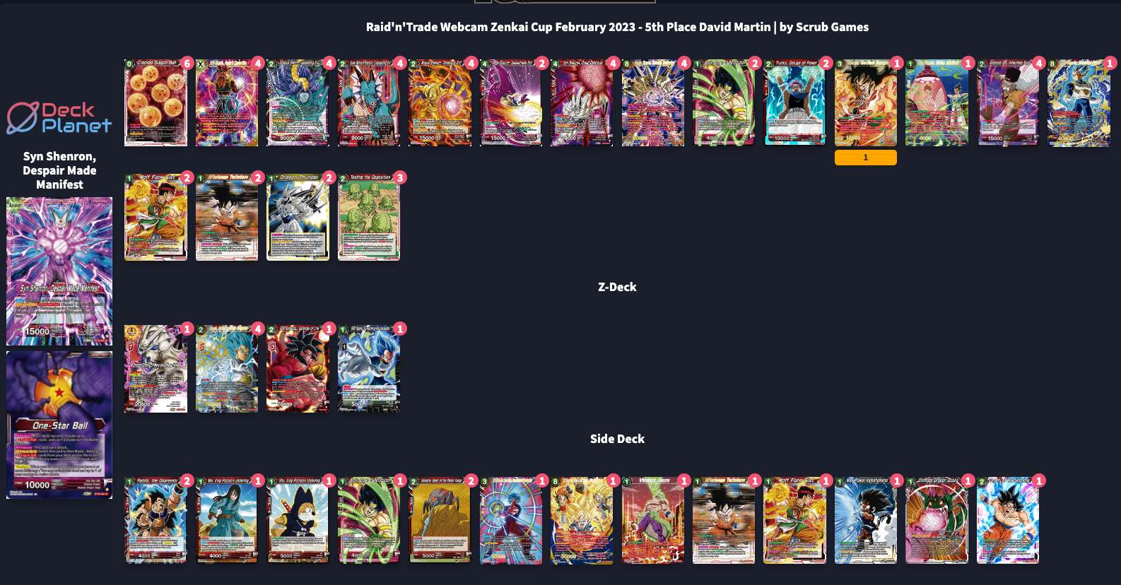 Decklist image · David Martin