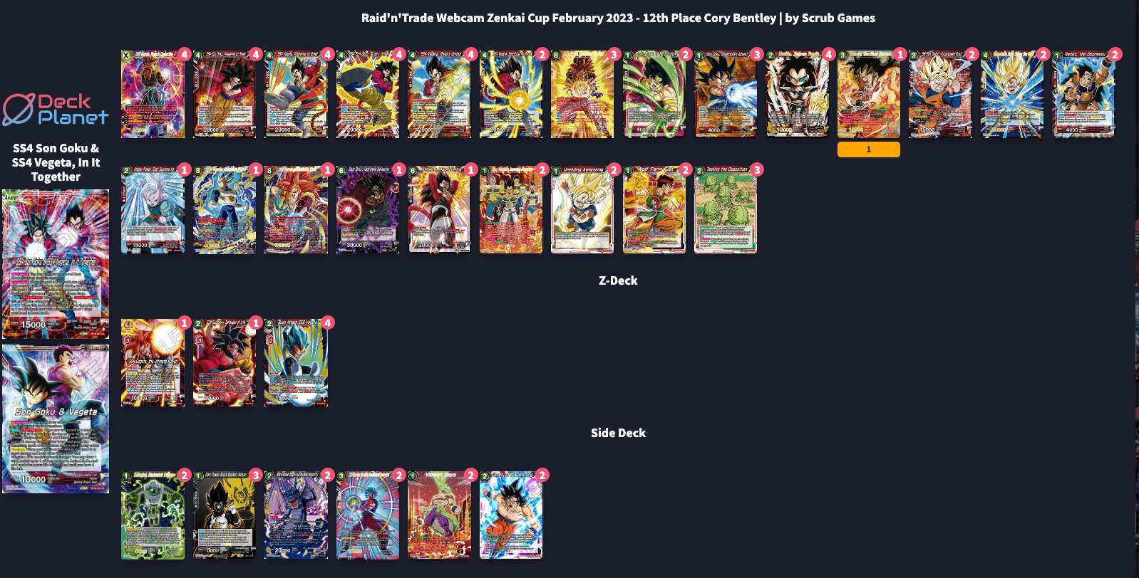 Decklist image · Cory Bentley