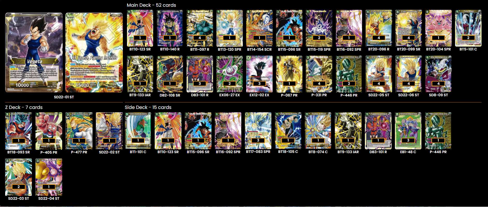 Decklist de Quentin Deschaumes