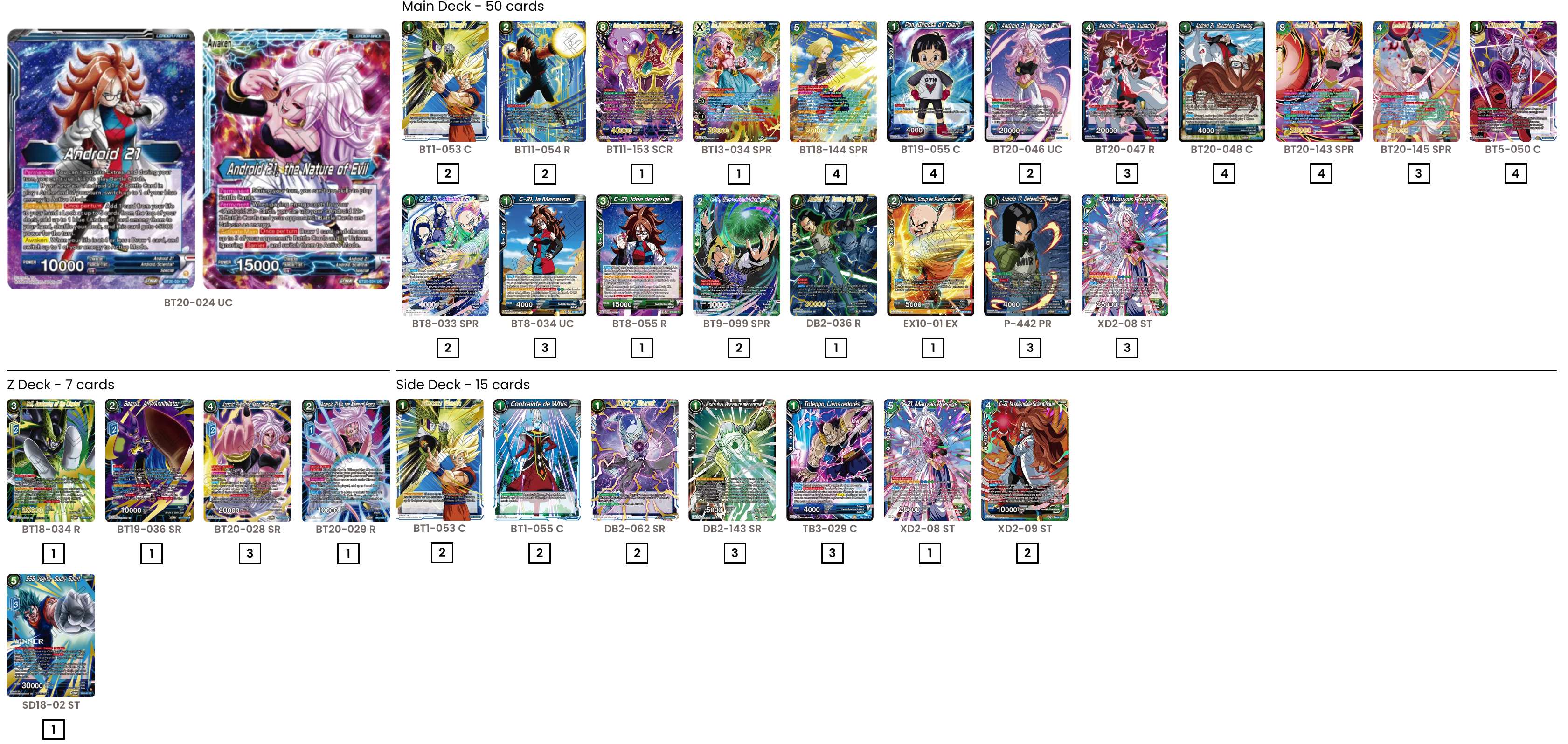 Decklist de Jeoffrey Antraygues