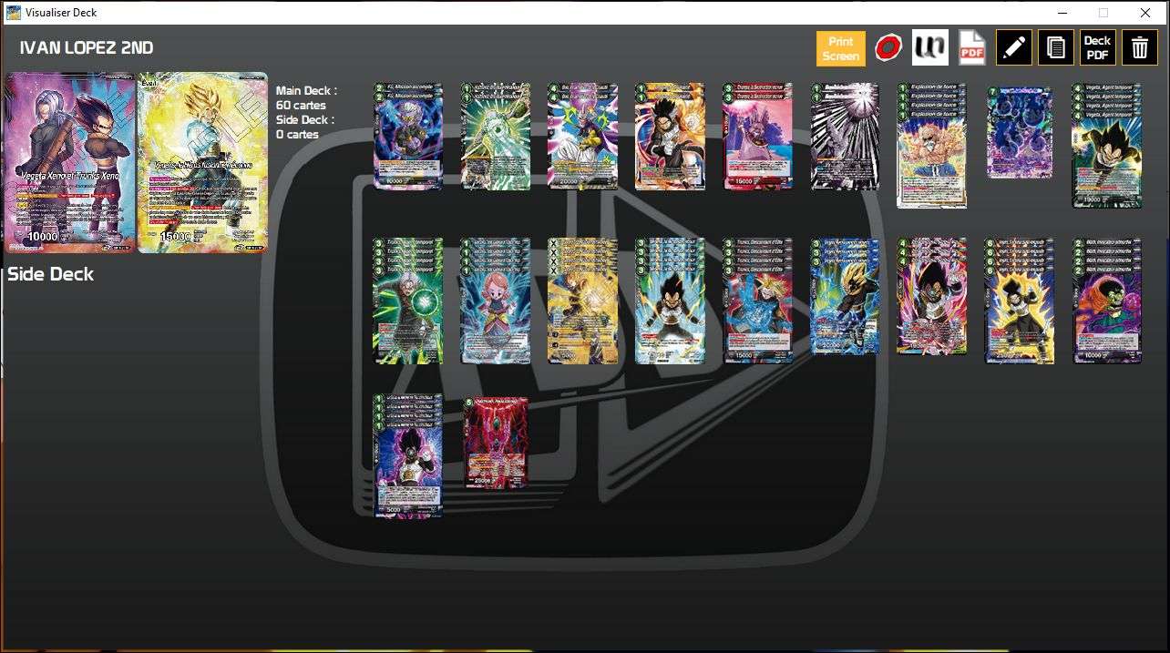 Decklist de Iván López