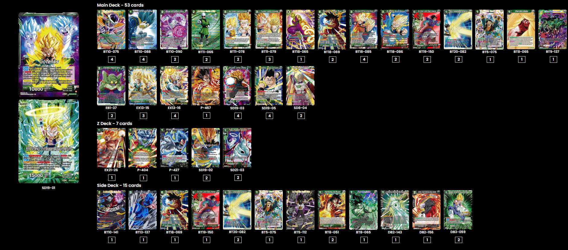 Decklist de Jerson Pizarro