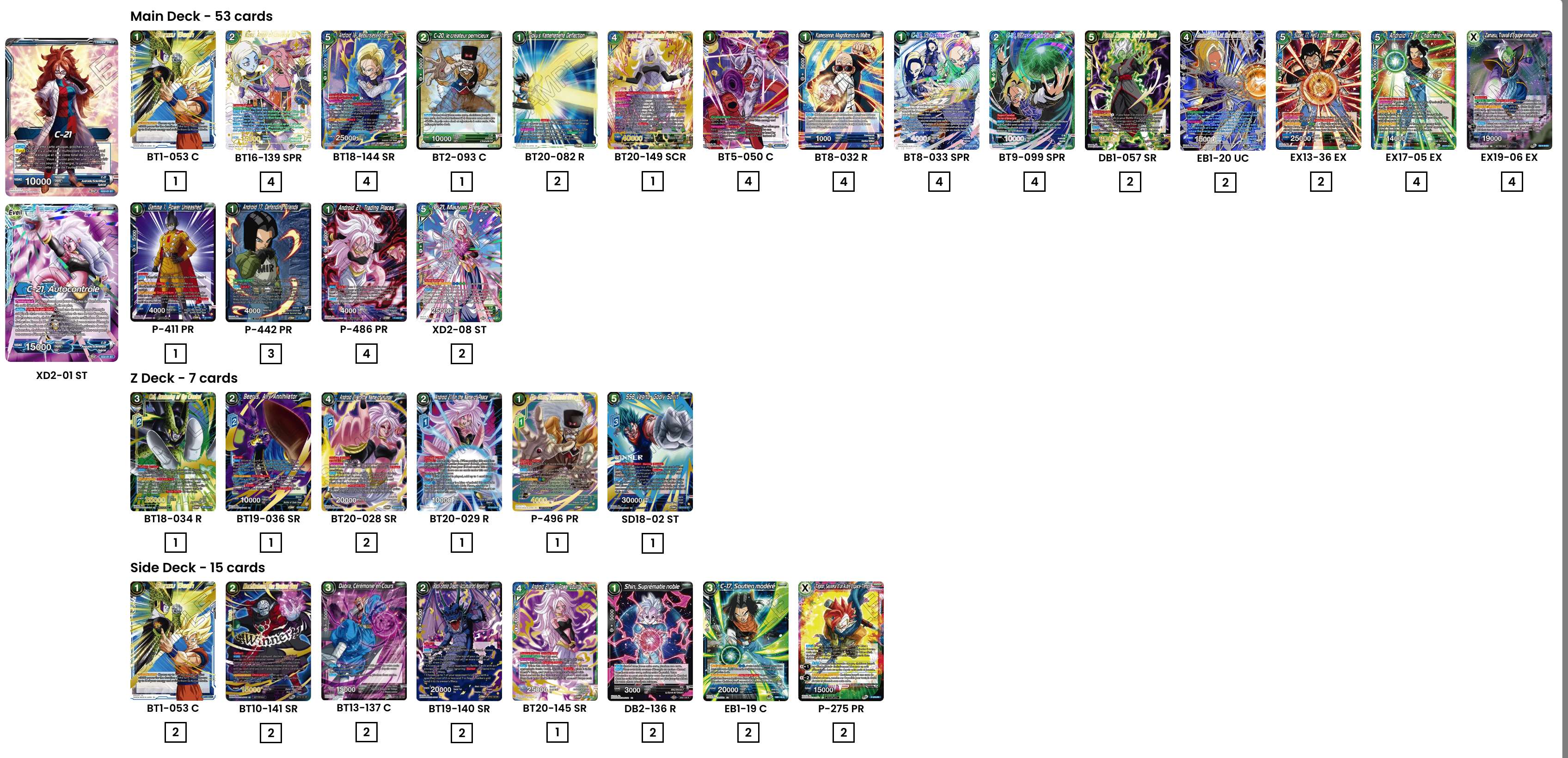 Decklist image · Debby C