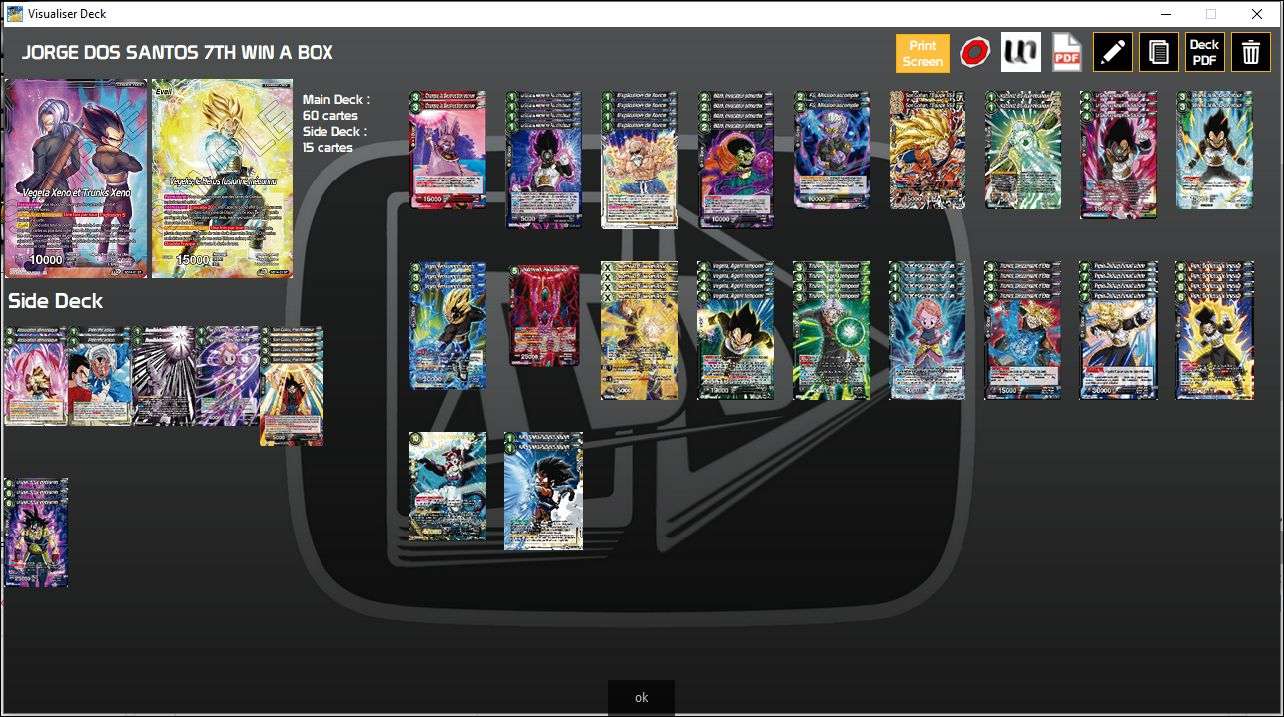 Decklist de Jorge Dos Santos