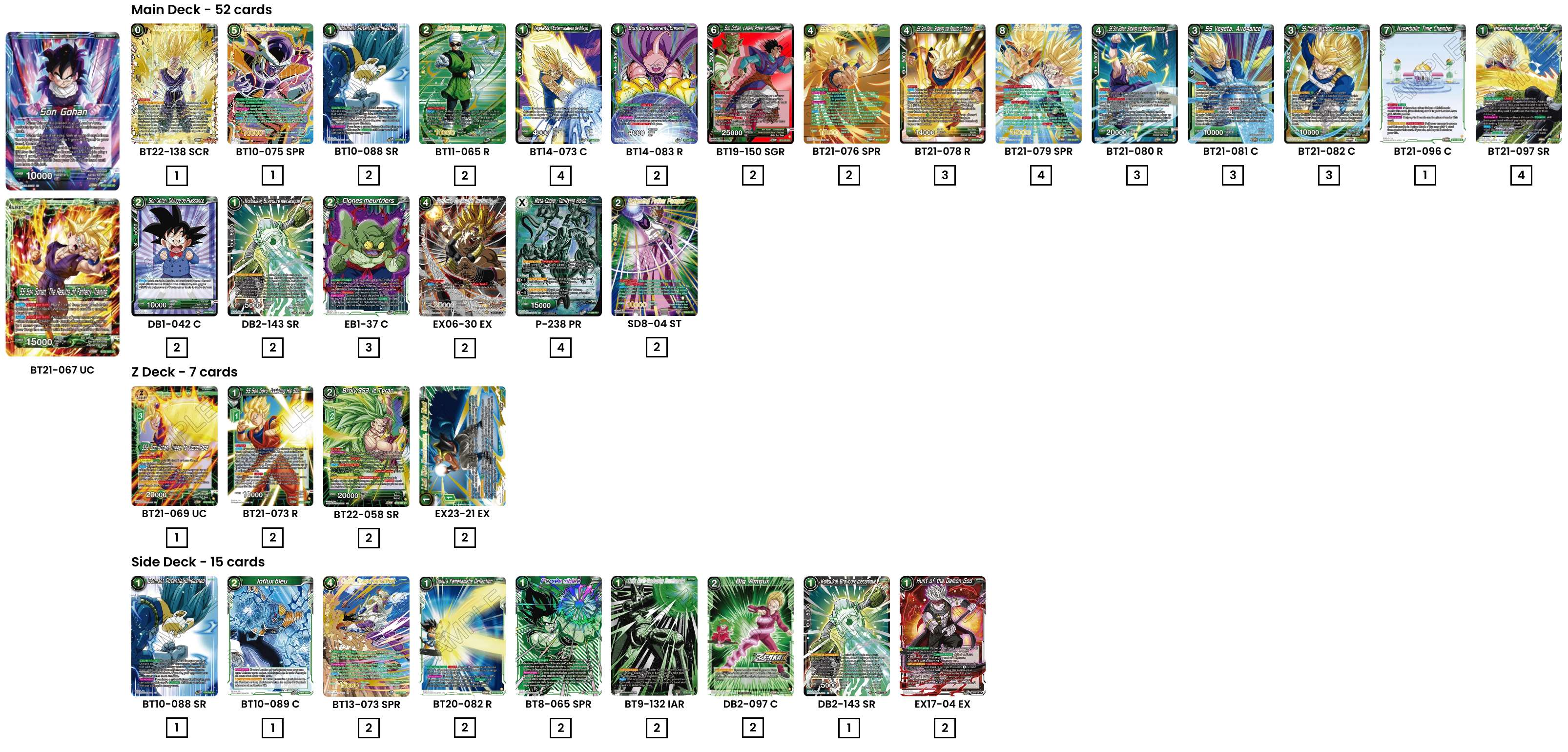 Decklist image · Mickael Mason