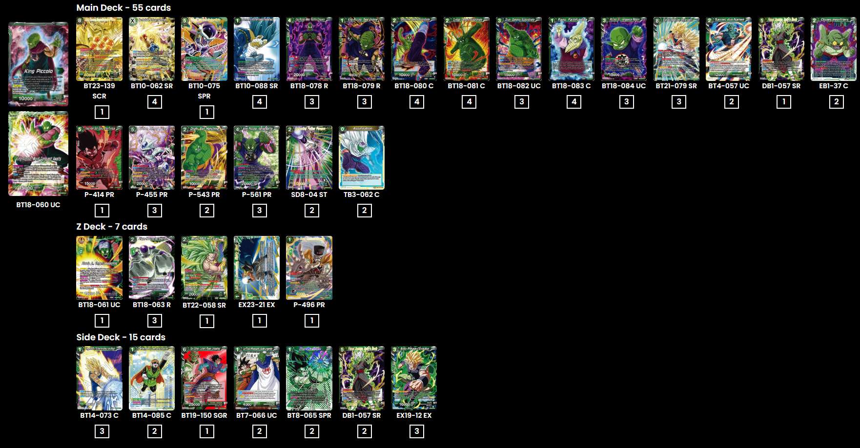 Decklist de Alex Foufelle