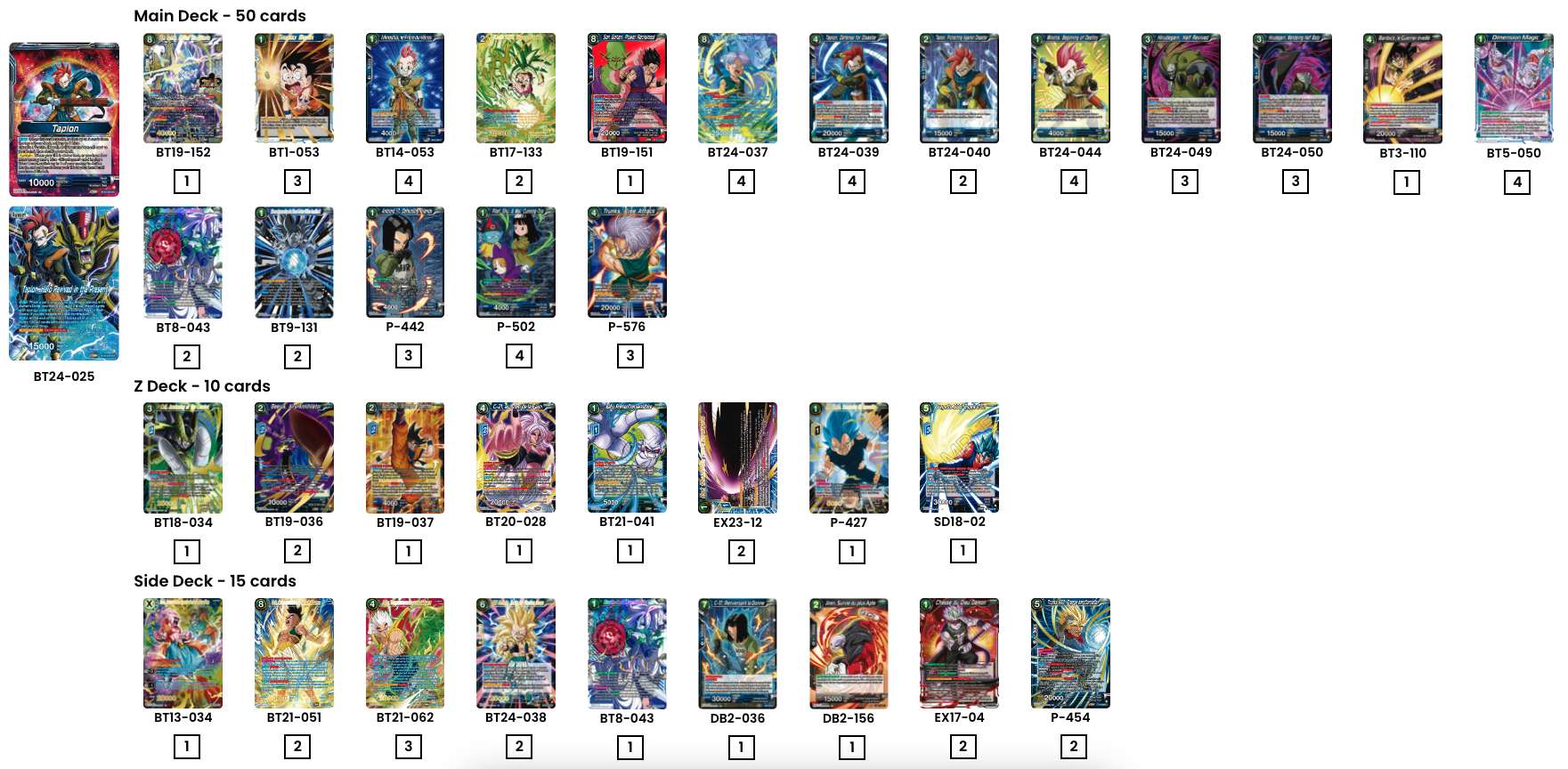 Decklist image · Ali Drareni