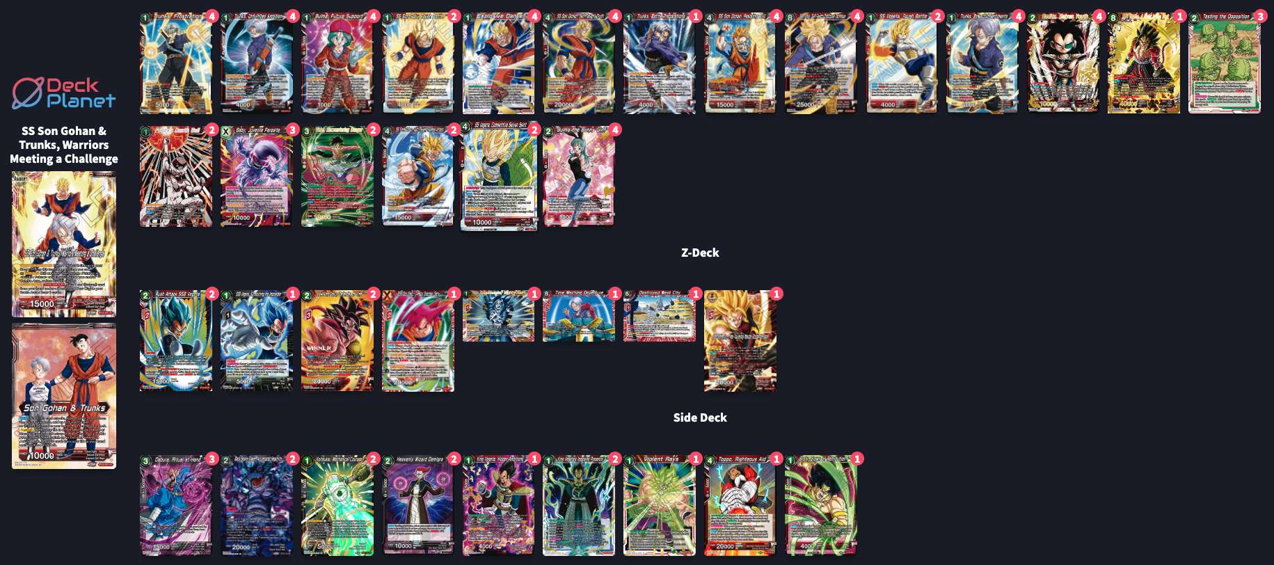 Decklist de Derrick Petrowski
